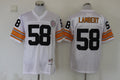 Men's Pittsburgh Steelers Jack Lambert  White Legacy Replica Jersey1