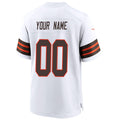 Custom C.Browns White Vapor Elite Jerseys -Stitched American Football Jerseys