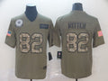 Men's Dallas Cowboys Jason Witten #82 Brown Game Player Jersey1