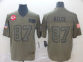 Men's Kansas City Chiefs Travis Kelce #87 Brown Player Jersey1