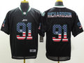 Men's New York Jets Sheldon Richardson #91 Black Game Jersey1