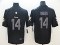 Men's Minnesota Vikings Stefon Diggs #14 Black Game Jersey1