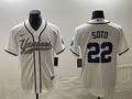 Men's New York Yankees Juan Soto #22 White Player Jersey1 Joint Edition