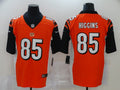 Men's Cincinnati Bengals Tee Higgins #85 Orange Game Jersey1