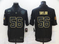 Men's New York Giants Lawrence Taylor #56 Black Player Game Jersey1
