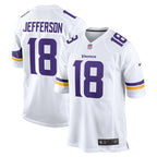 Justin Jefferson Minnesota Vikings Nike Game   Jersey - WhiteYOUTH