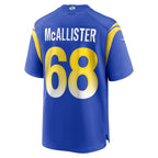 Mike McAllister Los Angeles Rams Nike Home Game Jersey - Royal