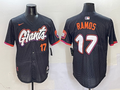 Men's San Francisco Giants Heliot Ramos #17 Black 2025 City Connect Limited Player Jersey1