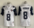 Men's Dallas Cowboys Troy Aikman  White Legacy Replica Jersey1