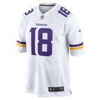 Justin Jefferson Minnesota Vikings Nike Game   Jersey - WhiteYOUTH