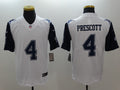 Men's Dallas Cowboys #4 Dak Prescott White Rush legend Jersey1