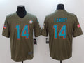Men's Miami Dolphins Jarvis Landry #14 Brown Game Jersey1