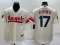 Men's Los Angeles Angels Shohei Ohtani #17 Cream City Connect Replica Team Jersey1