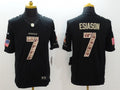 Men's Cincinnati Bengals Boomer Esiason #7 Black Game Player Jersey1