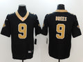 Men's New Orleans Saints #9 Drew Brees BlackGold Team Jersey1
