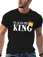 Slackline King Graphic T-Shirt - Black