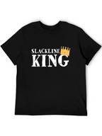 Slackline King Graphic T-Shirt - Black
