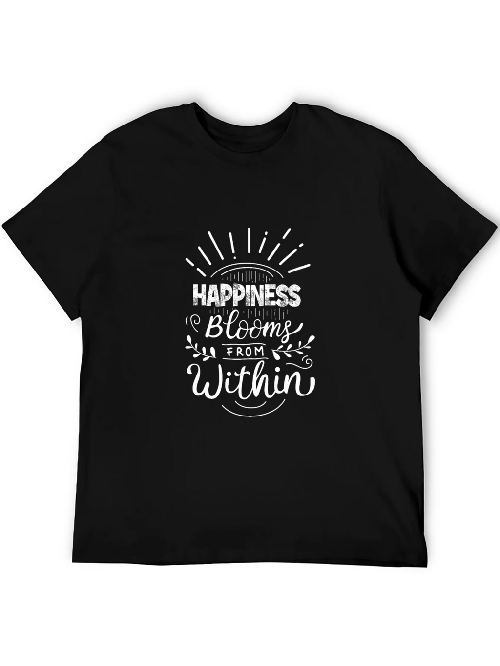 Happiness Blooms Within Graphic Tee