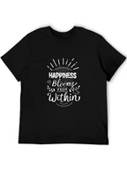 Happiness Blooms Within Graphic Tee