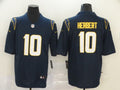 Men's Los Angeles Chargers Justin Herbert #10 Navy Alternate Game Jersey1