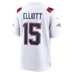 Ezekiel Elliott New England Patriots Nike Game   Jersey - White