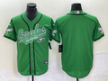 Men's Philadelphia Eagles Kelly Green Blank Jersey1