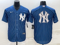 Men's New York Yankees Blue Replica Player Jersey1