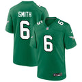 CLEARANCE Devonta Smith Kelly Green Philadelphia Eagles Throwback Jersey