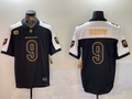 Men's Cincinnati Bengals Joe Burrow #9 Black Team Player Jersey1