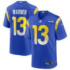 Kurt Warner Los Angeles Rams Nike Game Retired   Jersey - Royal