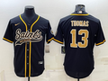 Men's New Orleans Saints Michael Thomas #13 Black Game Jersey1 Joint Edition