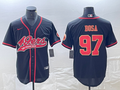Men's San Francisco 49ers Nick Bosa #97 Black Fashion Jersey1 Joint Edition
