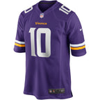 Fran Tarkenton Minnesota Vikings Nike Game Retired   Jersey - Purple