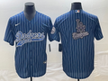 Men's Los Angeles Dodgers Blue Team Jersey1 Joint Edition