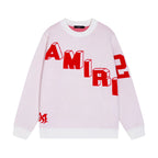AMIRI 2024 new sweater with large 22-letter logo on back