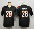 Men's Cincinnati Bengals Joe Mixon #28 Black Game Player Jersey2