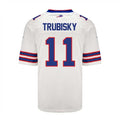 B.Bills #11 Mitchell Trubisky White Player Game Jersey -American Stitched Football Jerseys