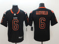Men's Cleveland Browns Baker Mayfield Black Authentic Game Jersey1