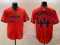 Men's Houston Astros Yordan Alvarez #44 Orange 2025 City Connect Limited Player Jersey1