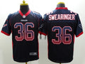 Men's Houston Texans D. J. Swearinger #36 Navy Game Jersey1