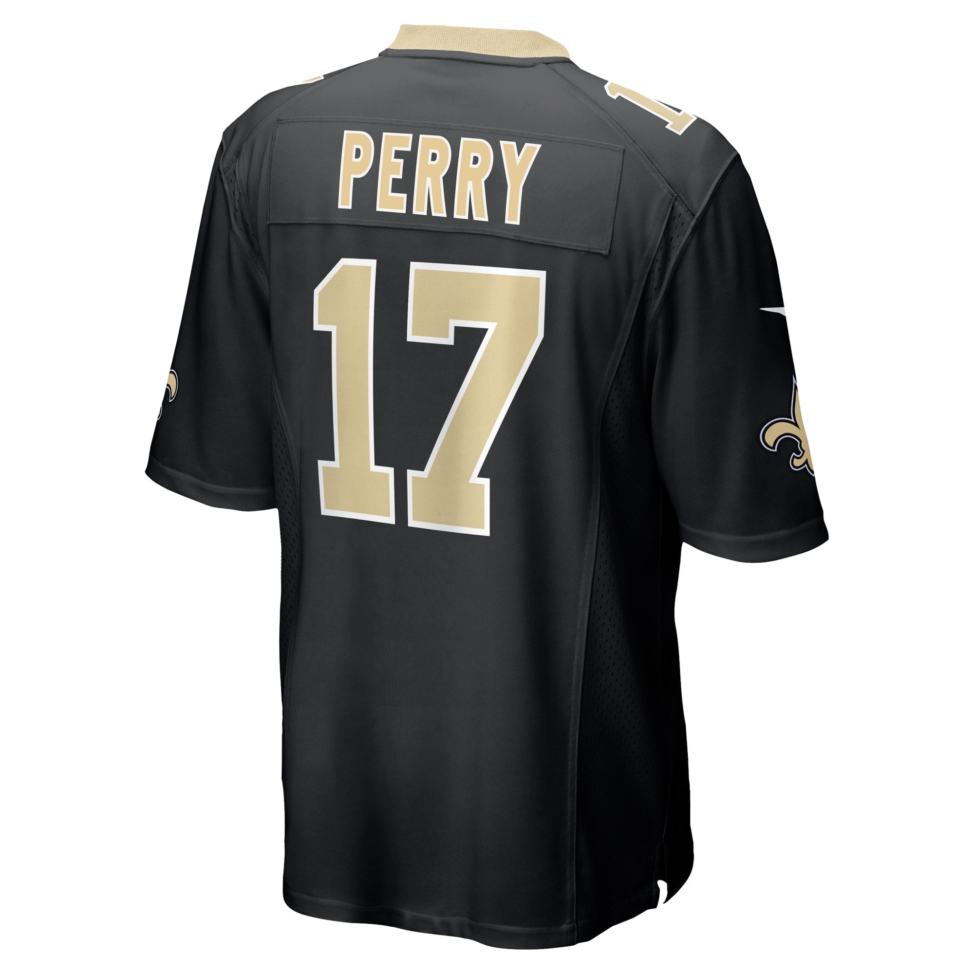 A.T. Perry New Orleans Saints Nike Team Game Jersey -  Black