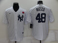 Men's New York Yankees Anthony Rizzo #48 White Replica Player Jersey1