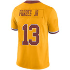 W.Commanders #13 Emmanuel Forbes Player Gold Game Stitched Football Jerseys