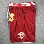Men's San Francisco 49ers Scarlet Pocket Shorts1