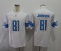Men's Detroit Lions Calvin Johnson #81 White Game Jersey1