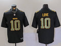 Men's Green Bay Packers Jordan Love #10 Black Fashion Game Jersey1