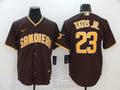 Men's San Diego Padres Fernando Tatis Jr. #23 Stitched Brown Jersey1