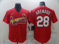 Men's St. Louis Cardinals Nolan Arenado #28 Red Replica Baseball Jersey1
