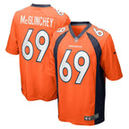 Mike McGlinchey Denver Broncos Nike Game   Jersey - Orange