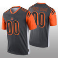 Custom1 Cincinnati Bengals Silver Inverted Legend Jersey1 Stitched American Football Jerseys